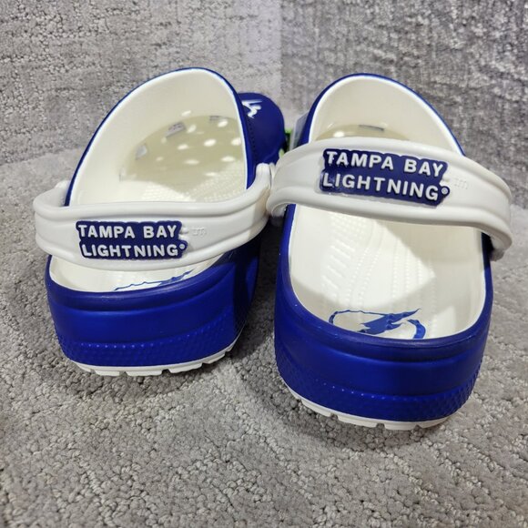 Crocs NHL Tampa Bay Lightning Classic Clogs Unisex Men's Size 9 Women's Size 11 - Picture 7 of 9
